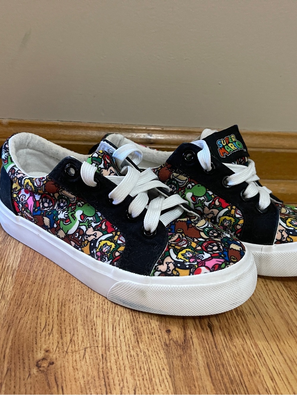 Nintendo Super Mario Character Low-Top Sneakers